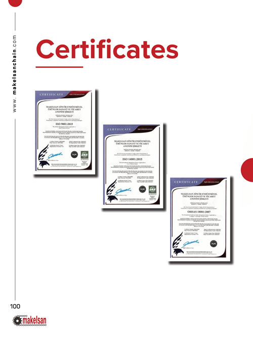 Certificates